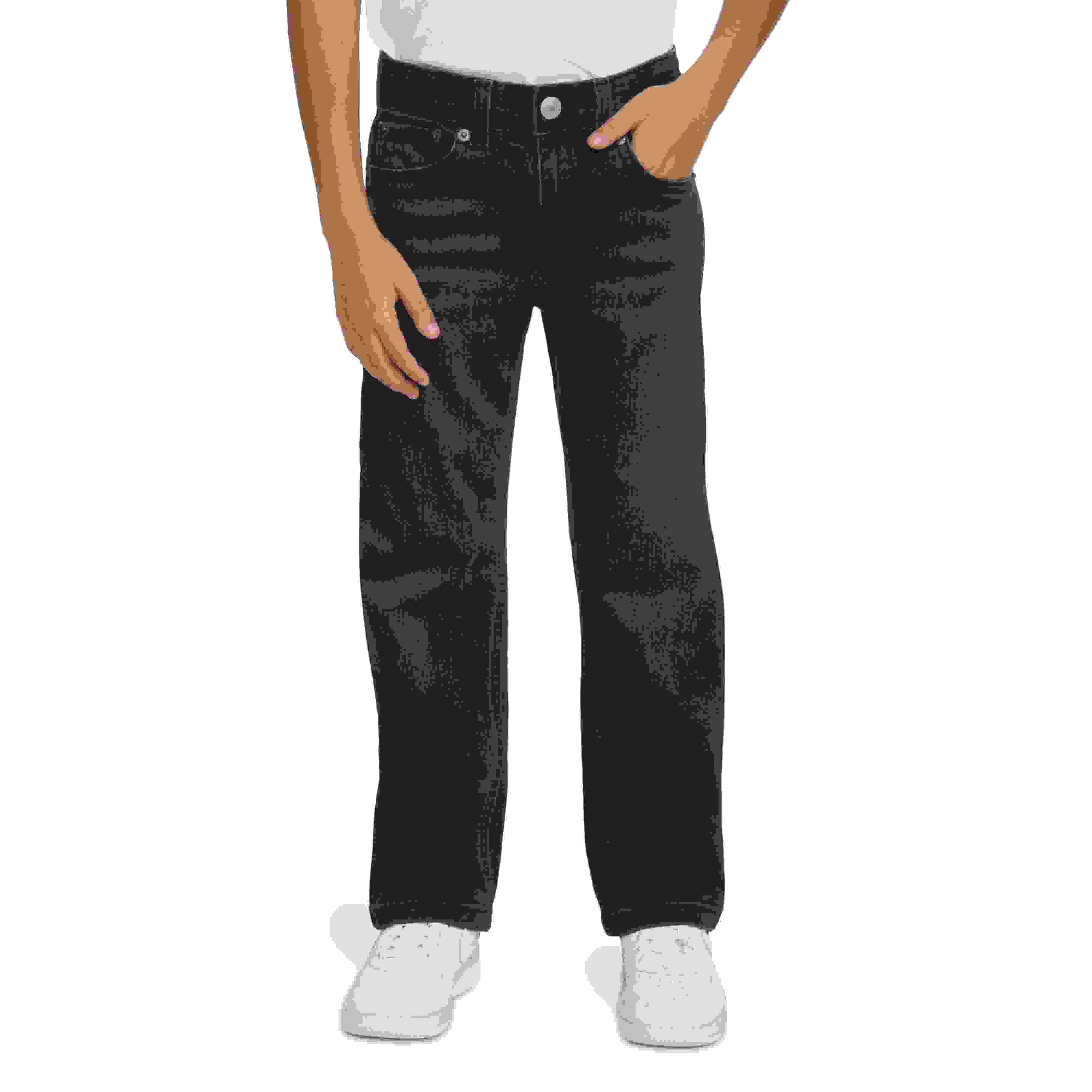 Levi's 514 Straight Fit Little Boys' Dark Blue Wash Denim Jeans
